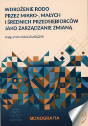 Wdrożenie RODO przez mikro-, małych i średnich przedsiębiorców jako zarządzanie zmianą.